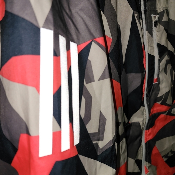 Unisex Adidas Own the Run Running Jacket/Windbreaker.  SIZE XL with Reflectives - Picture 5 of 6